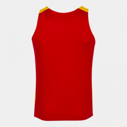 Майка на бретельках RECORD II Красный-желтый