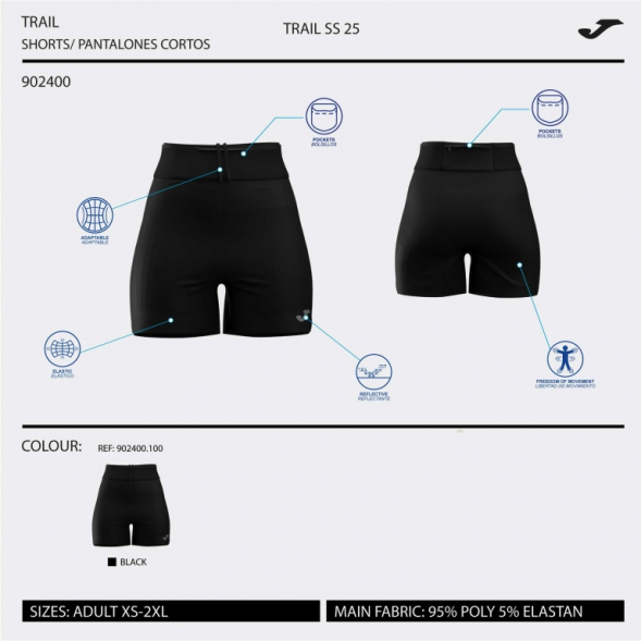 SHORT R-NATURE NEGRO