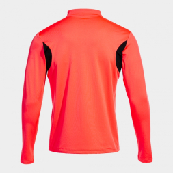 SUDADERA WINNER III CORAL FLUOR NEGRO