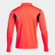 SUDADERA WINNER III CORAL FLUOR NEGRO