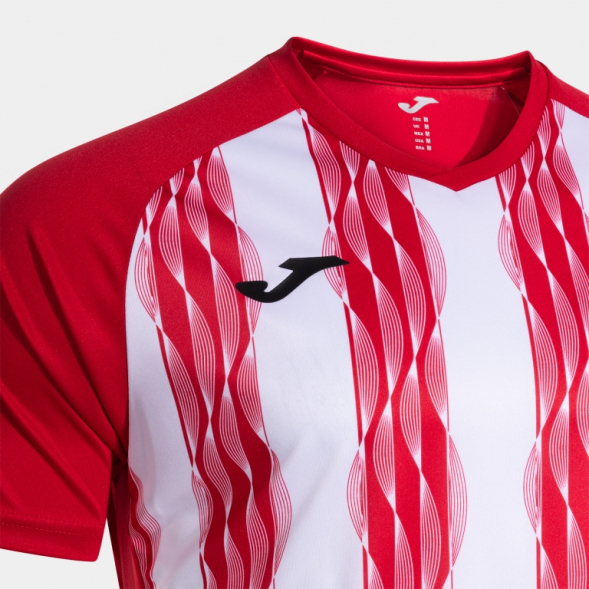 CAMISETA MANGA CORTA INTER V ROJO BLANCO