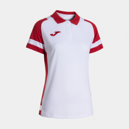 POLO MANGA CORTA LIDER BLANCO ROJO