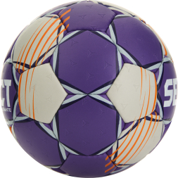 Мяч ганд. SELECT Ultimate Official EHF V24, 1612858999, Senior(р.3), EHF Appr, ПУ, руч.сш, фиол-сер