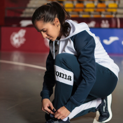 Джемпер с капюшоном ACADEMY IV Белый-темно синий