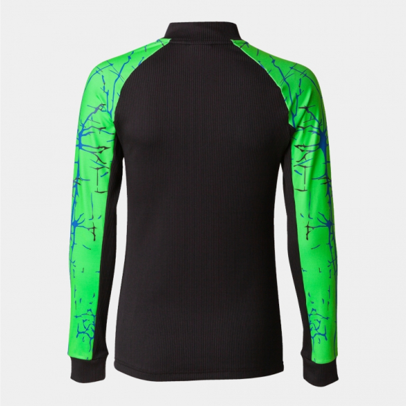 SUDADERA ELITE IX NEGRO VERDE FLÚOR