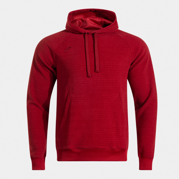 SUDADERA CON CAPUCHA INDOOR-GYM CORAL FLÚOR