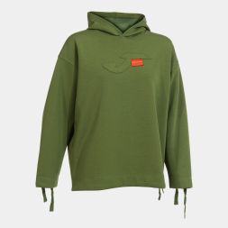 SUDADERA CON CAPUCHA STEP VERDE