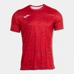 CAMISETA MANGA CORTA PRO TEAM ROJO NEGRO