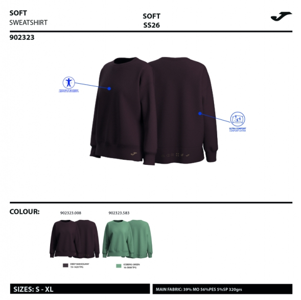 SUDADERA BREATH AZUL