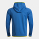 SUDADERA CON CAPUCHA COMBI PREMIUM ROYAL AMARILLO