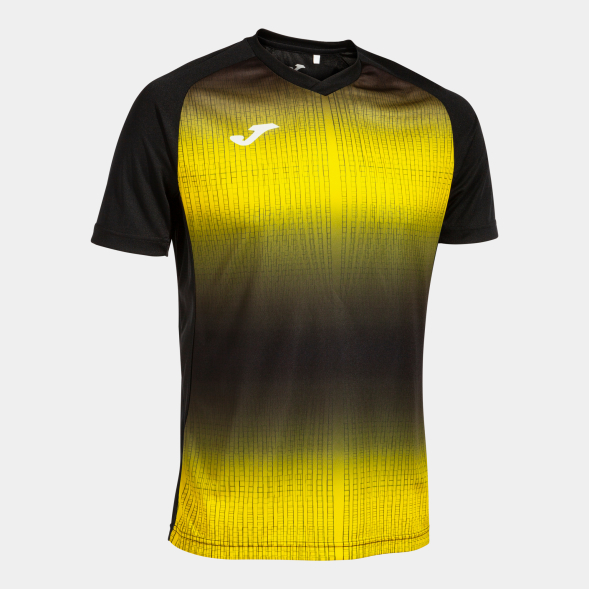 CAMISETA MANGA CORTA TIGER V NEGRO AMARILLO