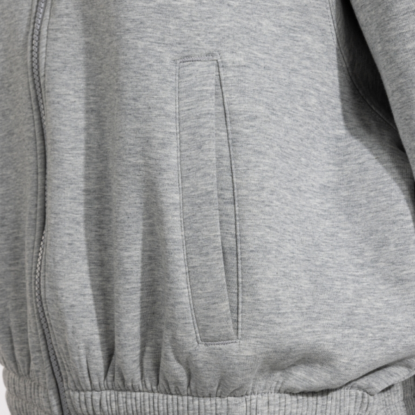 CHAQUETA CORE GRIS MELANGE