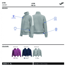 CHAQUETA CORE GRIS MELANGE