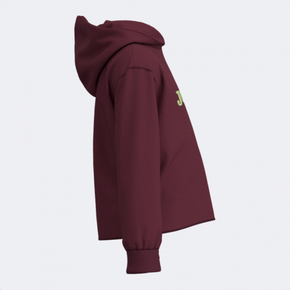 SUDADERA CON CAPUCHA NEW METAVERSE BURDEOS