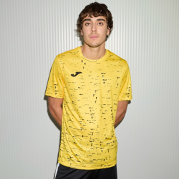 CAMISETA MANGA CORTA PRO TEAM AMARILLO NEGRO