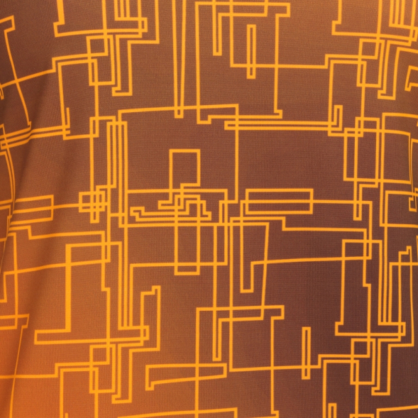 Толстовка  ELITE VIII Черный-оранжевый