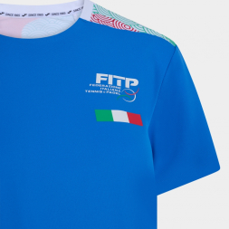 CAMISETA MANGA CORTA MUJER 2ª FED. ITALIA TENIS Y PADEL