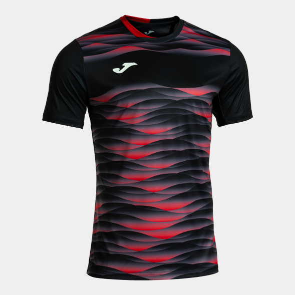 CAMISETA MANGA CORTA TIGER VII NEGRO ROJO