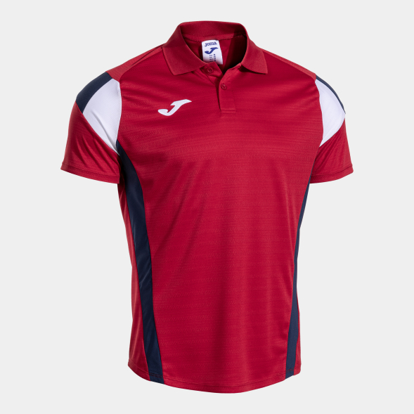 POLO MANGA CORTA MONTREAL ROJO DARK NAVY