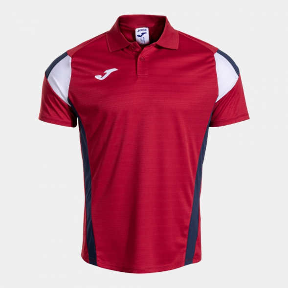 POLO MANGA CORTA MONTREAL ROJO DARK NAVY