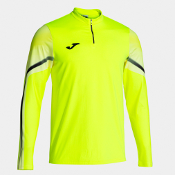 SUDADERA ELITE XI AMARILLO FLUOR NEGRO