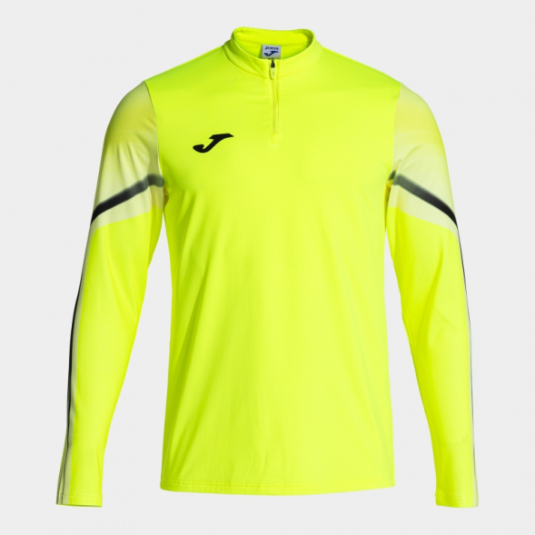 SUDADERA ELITE XI AMARILLO FLUOR NEGRO
