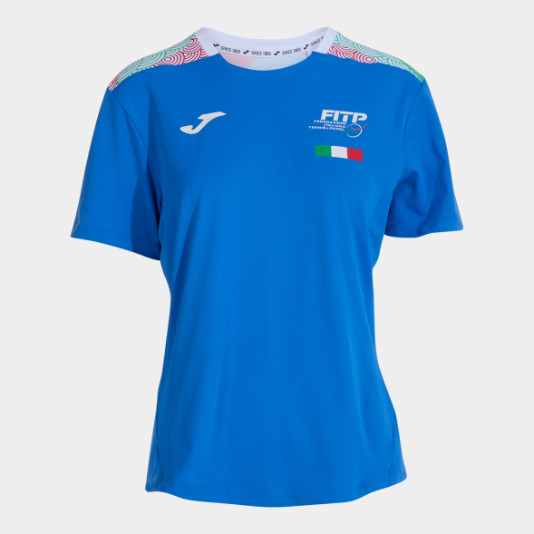 CAMISETA MANGA CORTA MUJER 2ª OPC. B FED. ITALIA TENIS Y PAD
