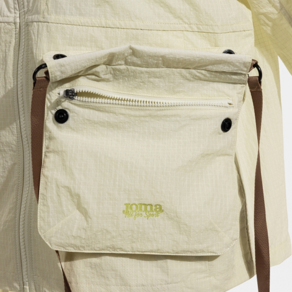 CHAQUETA CON CAPUCHA MIMETIC BEIGE