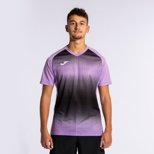 CAMISETA MANGA CORTA TIGER V MORADO NEGRO