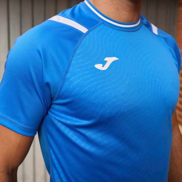 CAMISETA MANGA CORTA DINAMO II ROYAL BLANCO