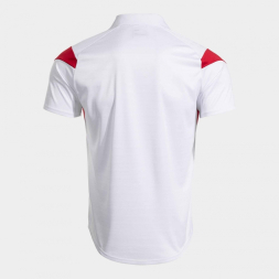 POLO MANGA CORTA MONTREAL BLANCO ROJO