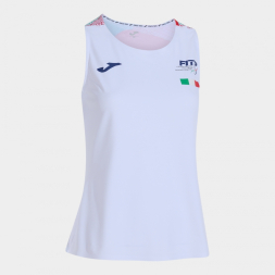 CAMISETA SIN MANGAS MUJER 1ª FED. ITALIA TENIS Y PADEL