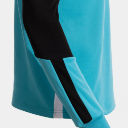 SUDADERA DANUBIO TURQUESA FLÚOR NEGRO