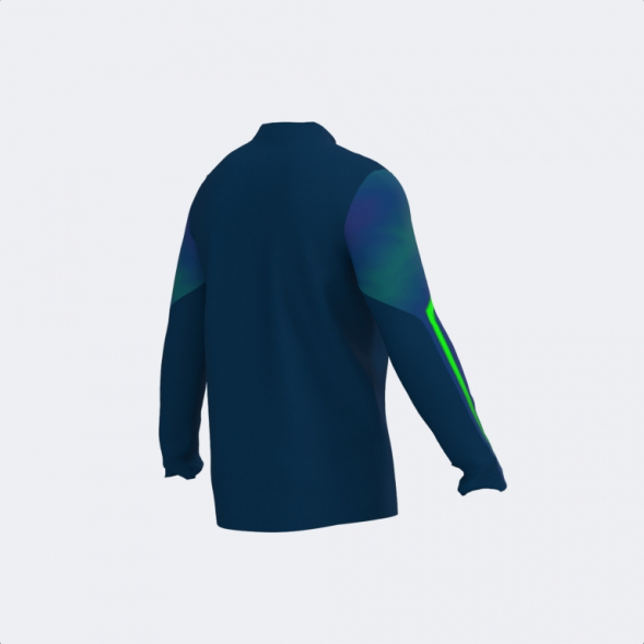 SUDADERA ELITE XI MARINO VERDE FLUOR