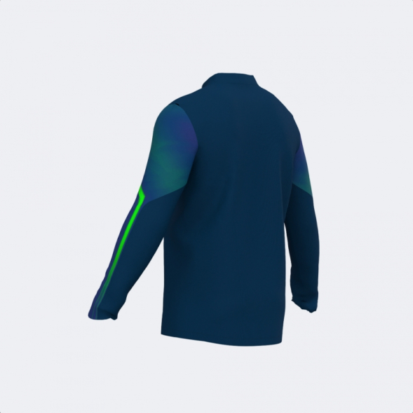 SUDADERA ELITE XI MARINO VERDE FLUOR