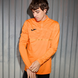 SUDADERA RECORD III NARANJA