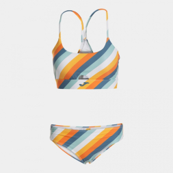BIKINI SANTA MÓNICA II NARANJA BLANCO