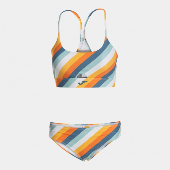 BIKINI SANTA MÓNICA II NARANJA BLANCO