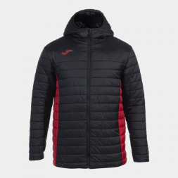 ANORAK URBAN V NEGRO ROJO