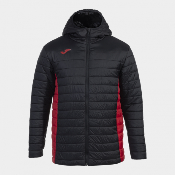 ANORAK URBAN V NEGRO ROJO