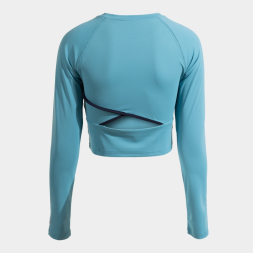 CAMISETA MANGA LARGA CORE AZUL