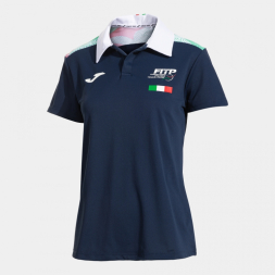 POLO MANGA CORTA MUJER 3ª OPC. B FED. ITALIA TENIS Y PADEL
