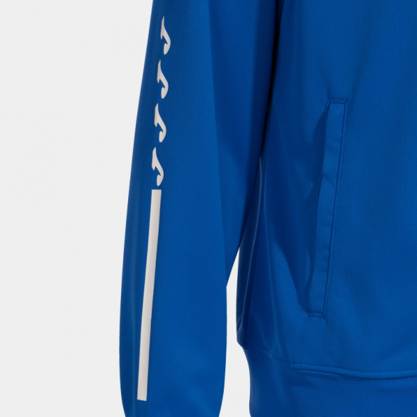 CHAQUETA CON CAPUCHA ECO SUPERNOVA ROYAL BLANCO