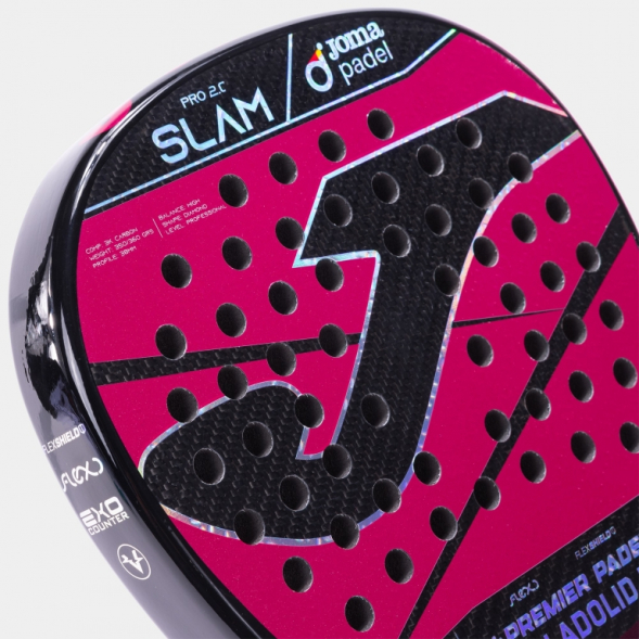 PALA DE PÁDEL SLAM PRO PREMIER PÁDEL NEGRO ROSA