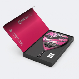 PALA DE PÁDEL SLAM PRO PREMIER PÁDEL NEGRO ROSA