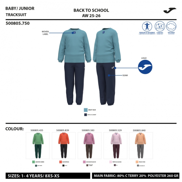 CHÁNDAL KIDS CAMP NARANJA GRIS