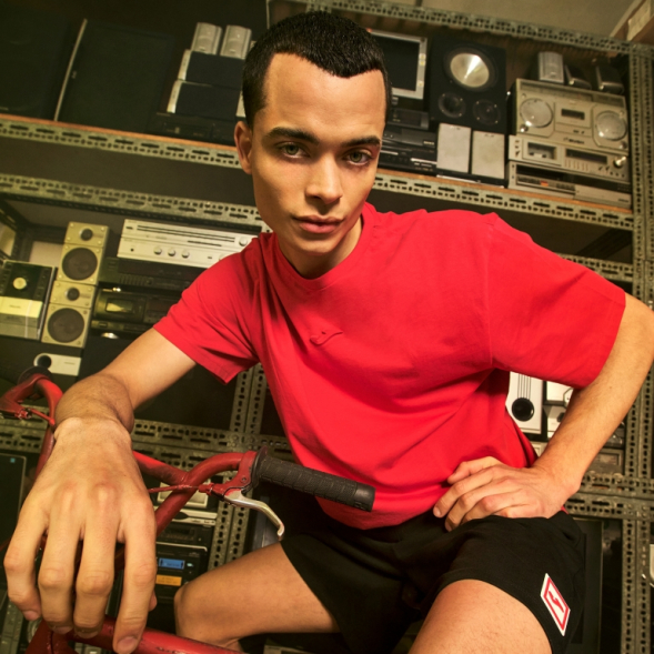 CAMISETA MANGA CORTA U-TRIBE ROJO