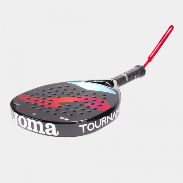 PALA DE PÁDEL TOURNAMENT FLEX NEGRO ROJO