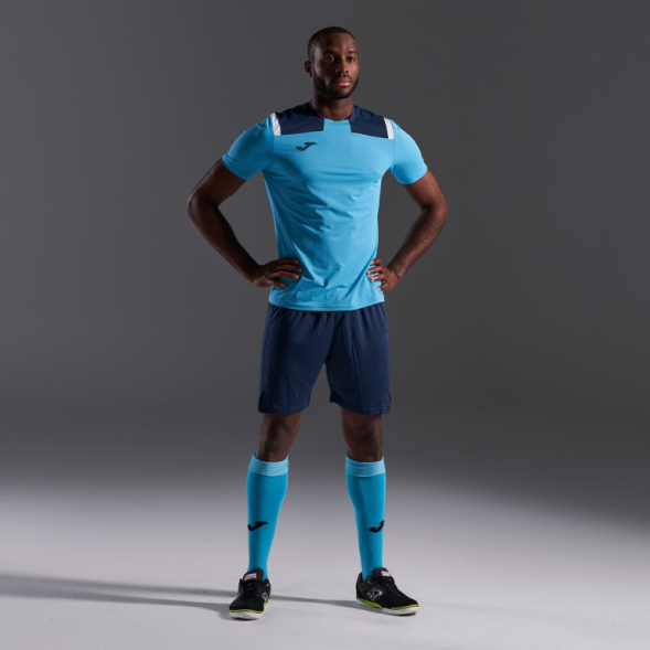 CAMISETA MANGA CORTA TOLEDO TURQUESA FLÚOR MARINO