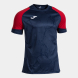 CAMISETA MANGA CORTA HISPA V DARK NAVY ROJO